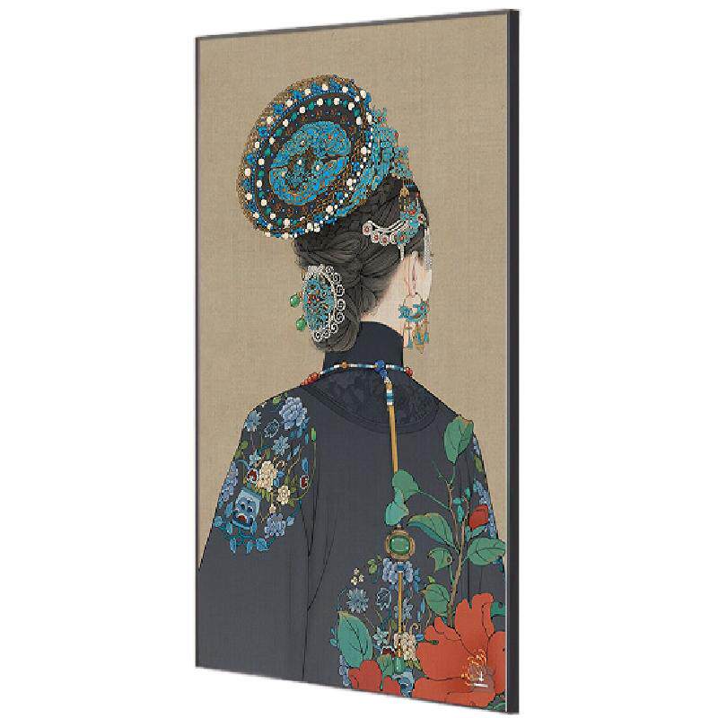 挂画客厅玄关装饰画抽象中式