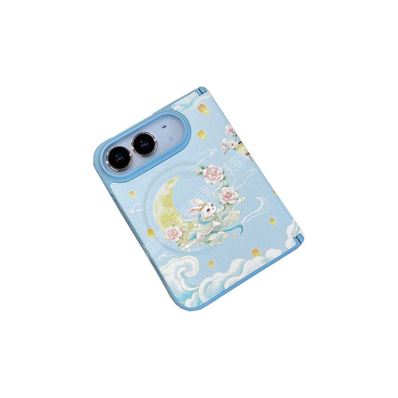 适用iPhonepc贴皮革卡通手机壳