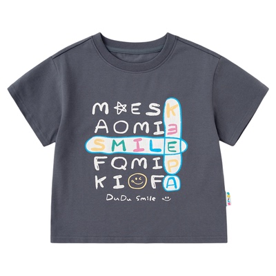 dudujia儿童t恤男童夏季短袖