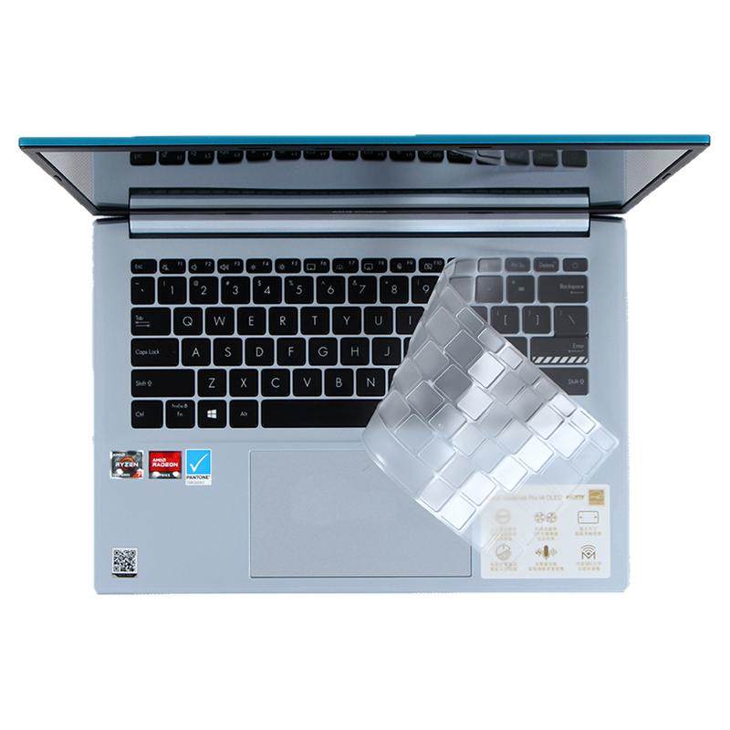 适用华硕无畏PRO14笔记本K3400P15英寸Vivobook电脑16透明QA高清TPU透明键盘灵耀M3500Q屏幕保护膜7600锐龙版