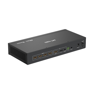 迈拓维矩 HDMI切换器4进1出高清4K60Hz无缝秒切不黑屏 3.5mm音频分离 MT-HD0401WH
