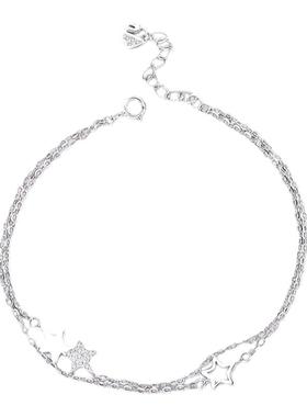 手链女镶钻星星气质镂空韩版