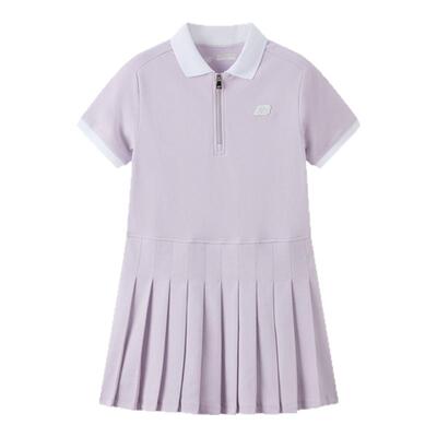 New Balance nb童装儿童女童夏季新款裙子百褶连衣裙ND7KF2E182