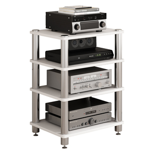 HIFI音响放置柜CD架音箱脚架影音电视柜机架功放机柜实木多层避震