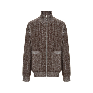 MWO AW25城市通勤系列 异材质拼接羊毛衫长袖毛衣外套 男女同款