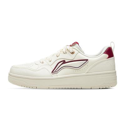 李宁天迹SOFT男子新年红色板鞋女