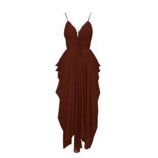 Middletone | 惊鸿裙 露思同款性感露背连衣裙氛围度假裙吊带长裙