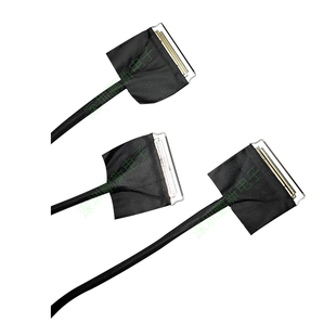 EDP屏线40pin1080P2K4K同轴线0.5mm转0.4mm间距显示器配件带拉环