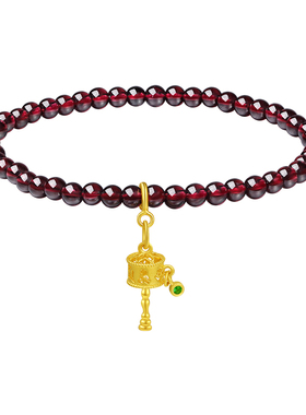 周大生转珠阁平安顺遂银S925手链