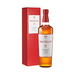 MACALLAN麦卡伦12年雪莉桶 苏格兰斯佩塞单一麦芽威士忌700ml洋酒