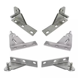 角铁适用雪柜合页折页通宝改装门铰链冰箱门配件冷冻连接维修开门