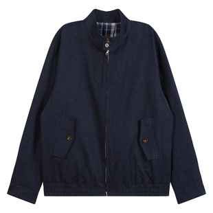 MCCEVTG复古美式 双面穿飞行员夹克男宽松时尚休闲立领哈灵顿外套