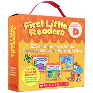 小读者系列D级25册 英文原版 First Little Readers 学乐指导性阅读家长套装英文版 Guided Reading Level D 进口英语书儿童外文书