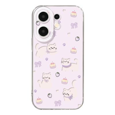 适用vivos30手机壳女款s19pro保护套vivo s16e全包18防摔s15/s12高级s18硅胶软s17外壳镂空s9好看动物新款s20