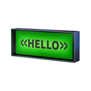 量子时钟科技感智能自定义电气灯电竞房氛围桌面摆件桌搭男生礼物