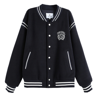 Turn Signal潮牌棒球服外套女2026新款美式学院风休闲运动夹克