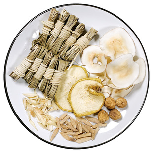 灯心草雪梨汤海底椰灯芯草汤宝宝去心火口气重磨牙儿童糖水材料包