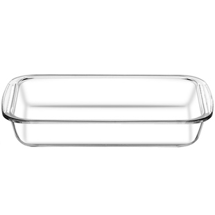 耐热钢化玻璃烤盘焗饭盘马蹄糕模具蒸鱼盘药材展示微波炉烤箱专用