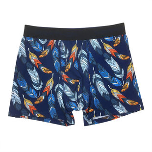 男士内裤竹纤维薄款夏大码宽松男四角裤冰丝抗菌排汗速干运动短裤