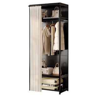 【包安装卡槽背板】开放式衣柜金属框架衣柜衣帽间卡槽背板可定制