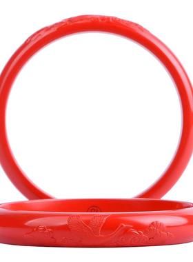 禧念心诚则手镯朱砂古风