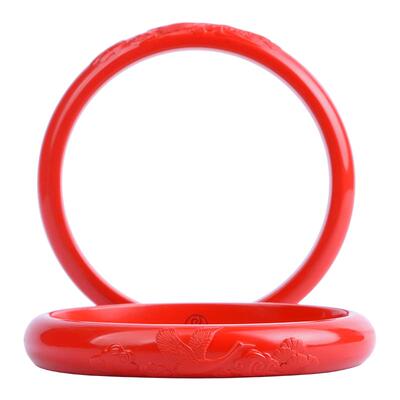 禧念心诚则手镯朱砂古风