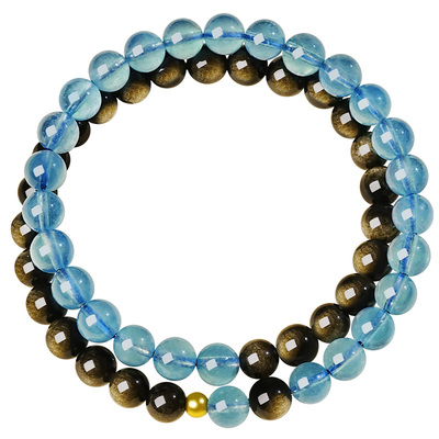 宫里上新收藏级海蓝宝手链