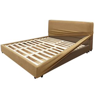 床头床边框架保护套子定做可拆洗旧床改造翻新全包床围床头罩定制