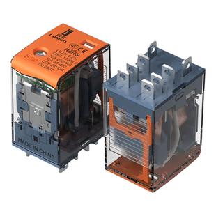 LANBOO蓝波中间继电器直流220VACDC12V24伏带指示灯大8脚小14脚