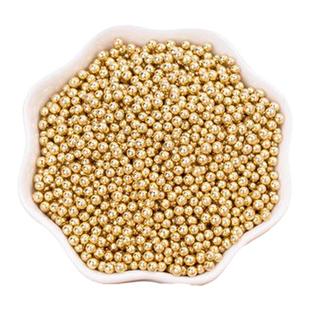 金色烘焙蛋糕装饰糖珠金珍珠巧克力珠子纸杯蛋糕混合装糖珠圆珠