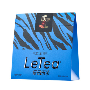 LeTea乐品乐茶苹果肉桂锡兰红茶叶秋女生养生水果茶养生茶包100g