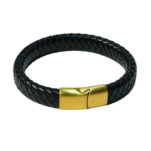 诺诗珠宝酷黑刺青真皮手绳手牌DIY配件宽皮绳手镯宽版红黑色皮绳