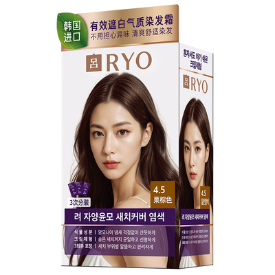 韩国进口吕染发剂【遮白发】
