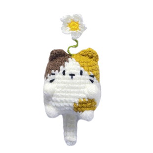 小猫咪挂件材料包diy手工制作新手钩针编织钥匙扣创意礼物送朋友