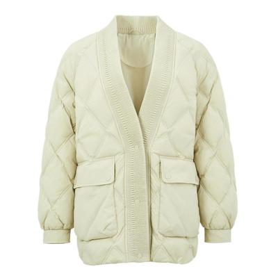 2023短款羽绒服雪中飞时尚V领