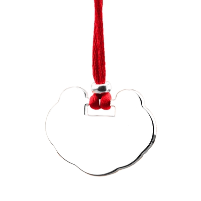 芭丽娜9999足银长命锁刻字刻图