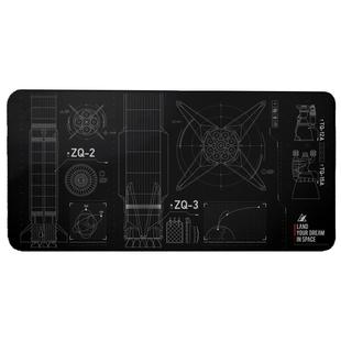 蓝箭造办朱雀系列运载火箭天鹊系列液氧甲烷发动机航天创意鼠标垫