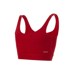 集姻新年本命年无痕束胸内衣女套装红色内裤大胸显小运动背心