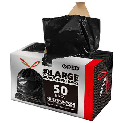 穿绳式垃圾袋大号户外