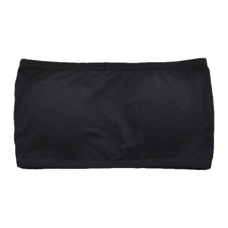 女童内衣发育期背心学生文胸无肩带抹胸露肩礼服连衣裙防走光裹胸