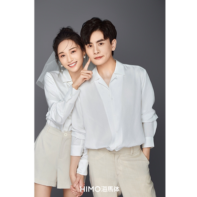 海马体文艺照双人写真艺术照情侣闺蜜照BC类城市（适用于蓝标店）