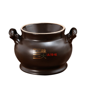 温阳罐大罐肚脐灸砭石脐疗罐鲍菇灸能量拔罐美容扶阳罐正品火角罐