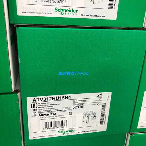 议价施耐德变频器ATV12HU15M2原装现货单相220V 1.5KW质保一年