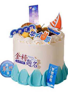 乘风破浪未来可期金榜题名帆船