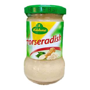 140g德国进口冠利牌辣根汁姜丝酱Sauce调味酱Kiihne Horseradish