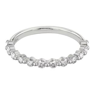 芮爱VRAI 小行星圆钻排戒时尚戒指钻石对戒婚戒情侣对戒叠带护戒