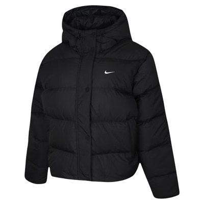 Nike耐克女子冬羽绒服HERMA-FIT宽松拒水保暖连帽夹克IH0728-010