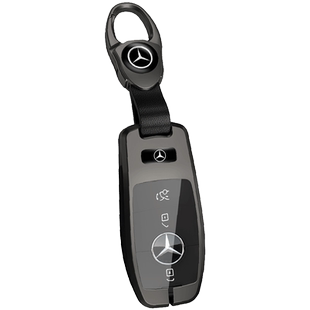 适用奔驰钥匙套新E级e300l扣c260lc200la200le260GLC高档车金属壳