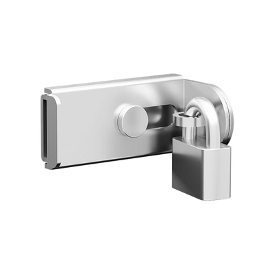 平移推拉门专用锁扣不锈钢左右通用门栓90度门鼻子挂锁阳台内门扣