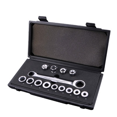 进口汽修维修套装棘轮扳手双梅便